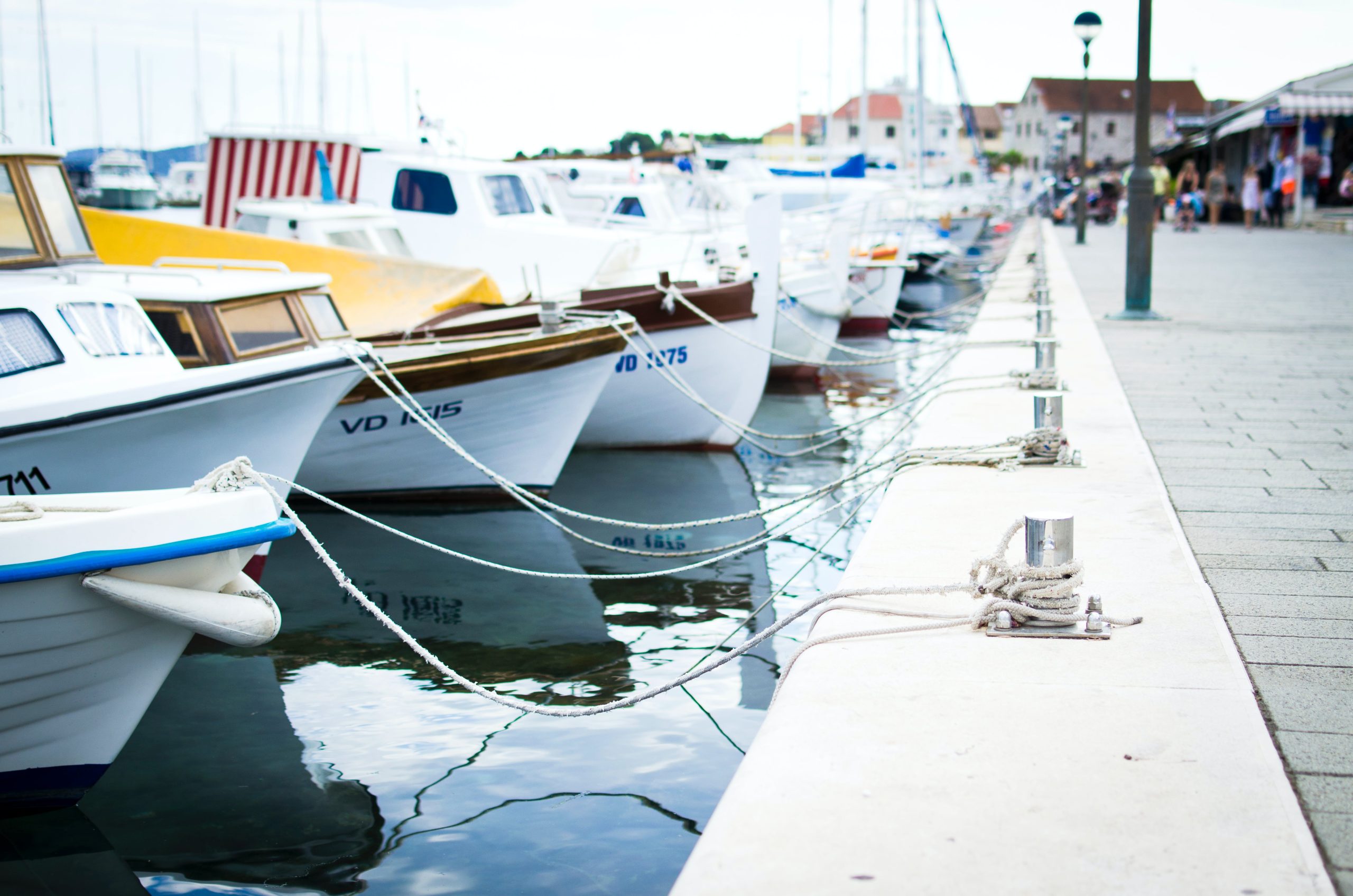 boats at a dock